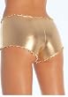 Lycra Low Rise Ruffled Edge Hot Pants Ml Hologram by Leg avenue