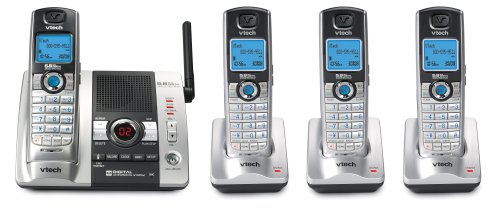 Vtech i6787 5.8 GHz Digital Four Handset Cordless Phone System with Digital Answering Device and Caller ID