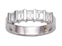 1.25 cttw Karina B(tm) Emerald Cut Diamonds Band - Platinum, 18kt White or Yellow Gold