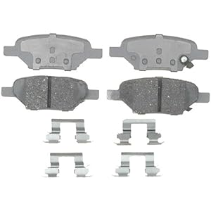 ACDelco 14D1033CH Advantage Rear Ceramic Disc Brake Pad Set