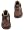 : L'Amour Brown Nubuck T-Strap Mary Janes 7