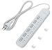 ELECOM 独立スイッチ付防火タップ 2P6口 2.5m ホワイト T-F5625WH: <b>Fタップシリーズ便利な機能を、自分で選択できる</b><br> <ul> <li>スイングプラグ採用で壁などにすっきりと配線できる。</li> <li>耐トラッキングキャップ付きで、火災予防。</li> <li>接続機器ごとに待機電流を...