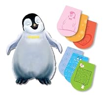Jakks Pacific Flying Colors Happy Feet Plush Dry Erase Notebook