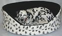 36" Paw Print Foam Pet Bed