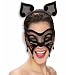 Rubie's Black Mesh Cat Mask with Ears