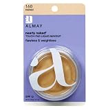 Almay Nearly Naked Touch-Pad Liquid Makeup with SPF 12, Naked 160, 0.5-Ounce Packages (Pack of 2)