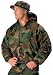 Deluxe Hooded Heavyweight Insulated Hunting Jacket in Woodland Camo