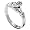 Sterling Silver 10mm Claddagh Friendship and Love 3mm Band Ring Size 6