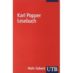 Karl Popper Lesebuch (Taschenbuch)
