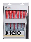 Felo 0715751401 Set of 7 Insulated Phillips & Slotted Screwdrivers, 613 Series