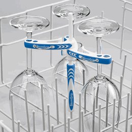 Childrens Toyshop  Kitchen & Housewares : StemGrip Dishwasher Wine Glass Rack