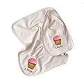 Kee-Ka Organic Bib & Burpcloth Set/Cupcake (O/S)