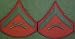 Green on Red USMC Chevrons - Lance Corporal - Male