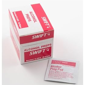 Alcohol Wipes, 50 box, Sold as a 3-BOX SET by Safety