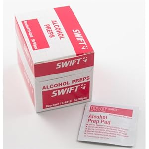 Alcohol Wipes, 50/box, Sold as a 3-BOX SET