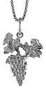 Sterling Silver 3/4" (20mm) Tall Grapes Pendant