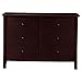 Simmons Kids Slumbertime Madisson 6 Drawer Dresser, Black Espresso