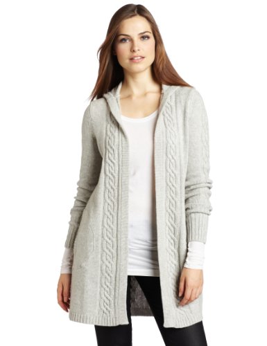 AG Adriano Goldschmied Women's Hooded Cable Duster Cardigan 