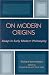 Book On Modern Origins: Essays in Early Modern Philosophy