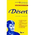D�sert, Jean-Marie Gustave Le Cl�zio
