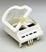 Music Box Miniature Piano Musical Jewelry Box Ring Holder 50th Anniversary