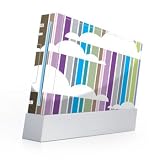 Striped Sky Design Nintendo Wii Body Protector Skin Decal Sticker