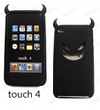 Devil Design Silicone Skin Case Cover for iPod Touch 4 – Black Guide