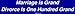 Marriage is Grand Divorce Is One Hundred Grand Bumper Sticker