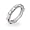 Eve's Addiction Brilliant and Emerald Cut CZ Stackable Eternity Band, 5