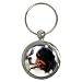 Bernese Mountain Dog Key Chain (Round)