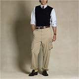 Polo Ralph Lauren® V-Neck Cotton Vest NAVY 3X Tall