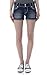 WallFlower Juniors Luscious Curvy Americana Denim Shorts Shorts