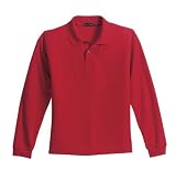 Port Authority - Youth Silk Touch Long Sleeve Sport Shirt. Y500LS