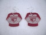 South Carolina Stingrays Hockey Jersey Earrings
