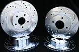 06 BUICK LA CROSSE F&R Drilled Brake Rotors & Pads Kit