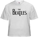 Beatles Logo WHITE T-shirt / black logo