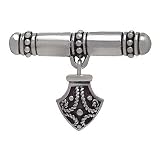 Sterling Silver Bead Twine Pin