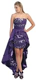 Ball Gown Formal Prom Short/long Printed Dress #785 (14, Purple) Ball Gown Formal Prom Short/long Printed Dress #785 (14, Purple)