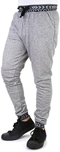 Encrypted Boy's Premium Loop Terry Jogger Pants-8, Medium, Heather Grey