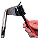 Golf Brush and Club Groove Cleaner Set with Divot Tool, Ball Marker, Groove Sharpener, 2 Ft Retractable Zip-line Aluminum Carabiner, Lightweight, Ergonomic Design, Attaches Golf Bags