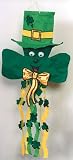 Smiling Shamrock St Patricks Day Windsock