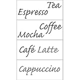 Blue Mountain Wallcoverings Snap1041 Snap Instant Wall Art Written Expressions, Cafe, Espresso