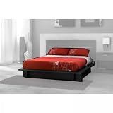 Black Friday Stellar Home S200-2 Milan Platform Bed, Solid Black