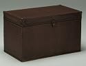 Woven Wicker Trunk - Large (Nutmeg) (17.25" H x 28.5" W x 16.25" D)