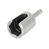 uxcell 六角ナットドライバー シャンク 17mm ソケット スロット 拡張 ビット アダプター
