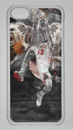 NBA Chicago Bulls Joakim Noah #13 Custom PC Transparent Case for iPhone 5C by icasepersonalized