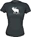 Elk Logo Women's tee Shirt in 6 Colors Small thru XXL