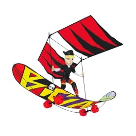3' (90Cm) Skateboarder Kite With Handle & Line