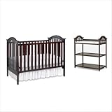 Concord 3-in-1 Convertible Crib Nursery Set in Classic Cherry
