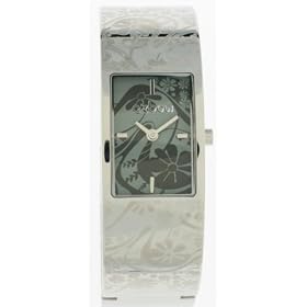Oxbow - 4508401 - Montre Femme - Quartz Analogique - Cadran Carr� Noir - Bracelet Acier avec Calligraphie